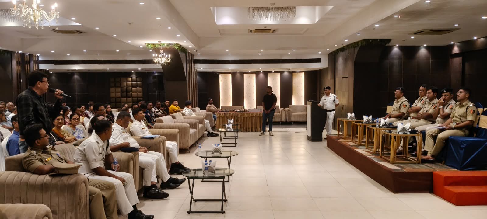 আসন্ন দূর্গা পূজা উপলক্ষে বিধান নগর পুলিশ কমিশনারেটের প্রশাসনিক ও সমন্বয় সভা