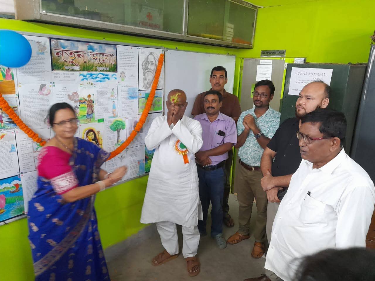 নতুন আলো’-র ঝলক উলুবেড়িয়ার উত্তর চক্র শিক্ষক অফিসে